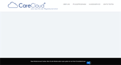 Desktop Screenshot of carecloud.de