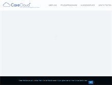 Tablet Screenshot of carecloud.de